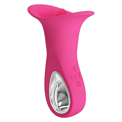Pretty Love Clyde Oral Sex Clitoral Massager Pink - Clit Ticklers and Pulsators