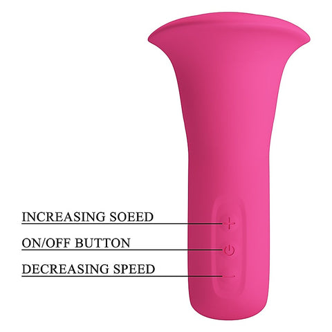 Pretty Love Clyde Oral Sex Clitoral Massager Pink - Clit Ticklers and Pulsators