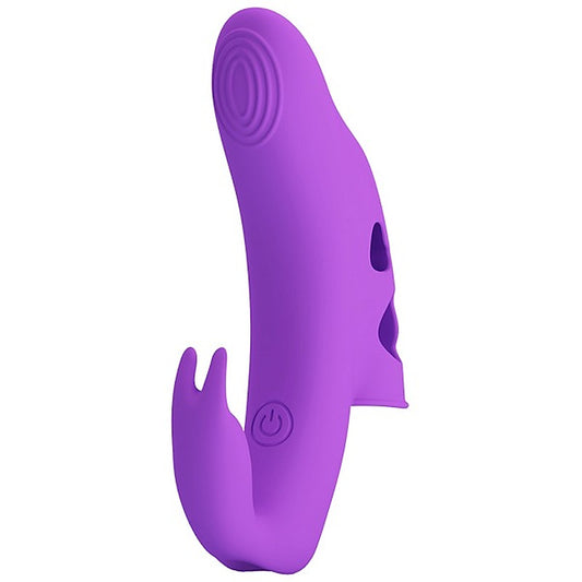 Pretty Love Yenna Rechargeable Honey Finger Vibrator Purple - Finger and Tongue Vibrators