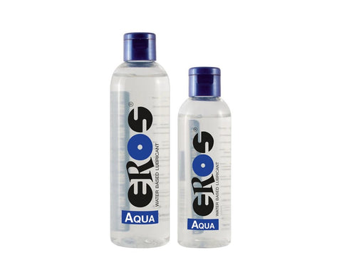 EROS AQUA Water Based Lubricant Bottle with Pump 1000ml - Water Based Lubes