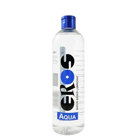 EROS AQUA Water Based Lubricant Bottle with Pump 1000ml - Water Based Lubes