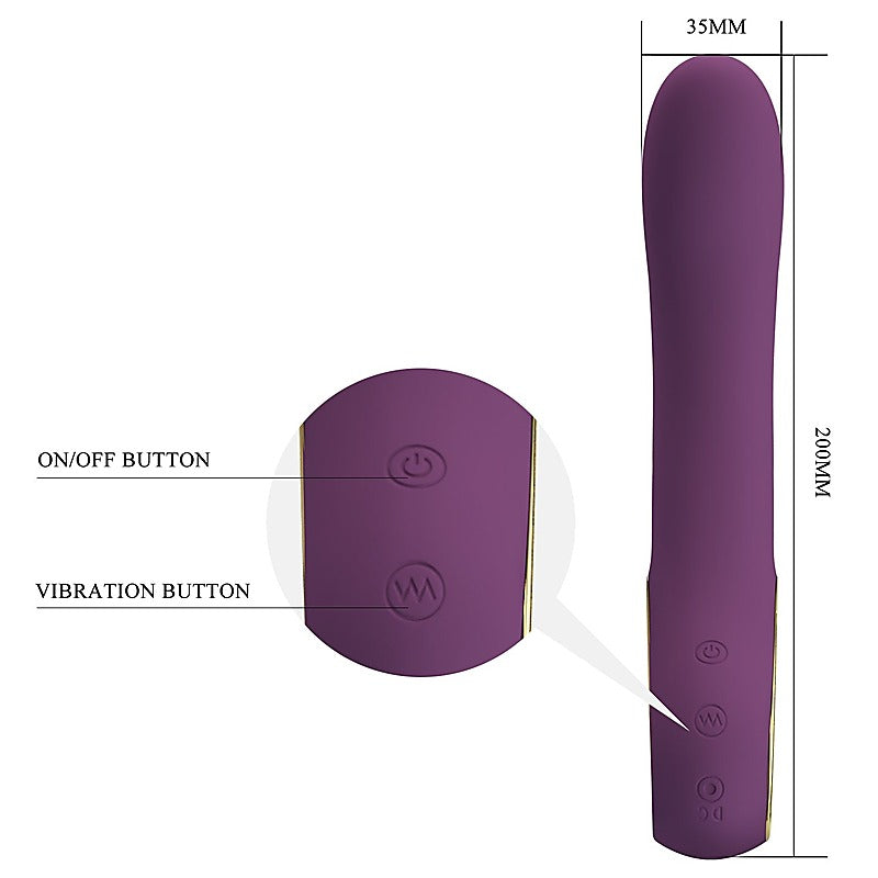 Pretty Love Ethan App Control G Spot Vibrator Byzantium - G-Spot Vibrators