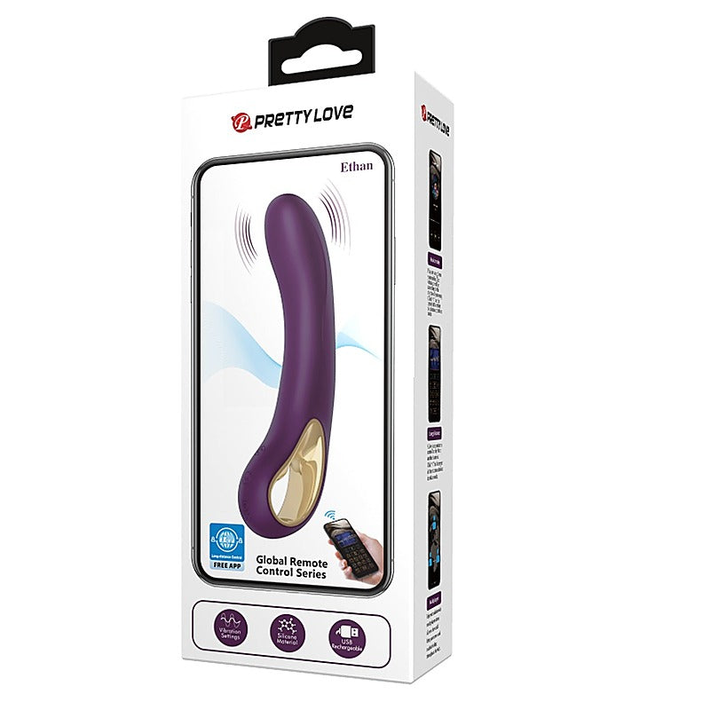 Pretty Love Ethan App Control G Spot Vibrator Byzantium - G-Spot Vibrators