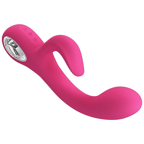 Pretty Love Fritz Rechargeable Rabbit Massager Pink - Rabbit Vibrators