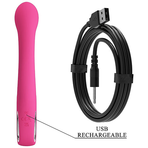 Pretty Love Fritz Rechargeable Rabbit Massager Pink - Rabbit Vibrators
