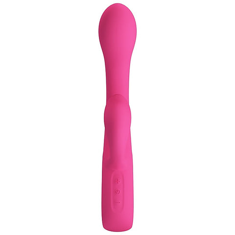 Pretty Love Fritz Rechargeable Rabbit Massager Pink - Rabbit Vibrators