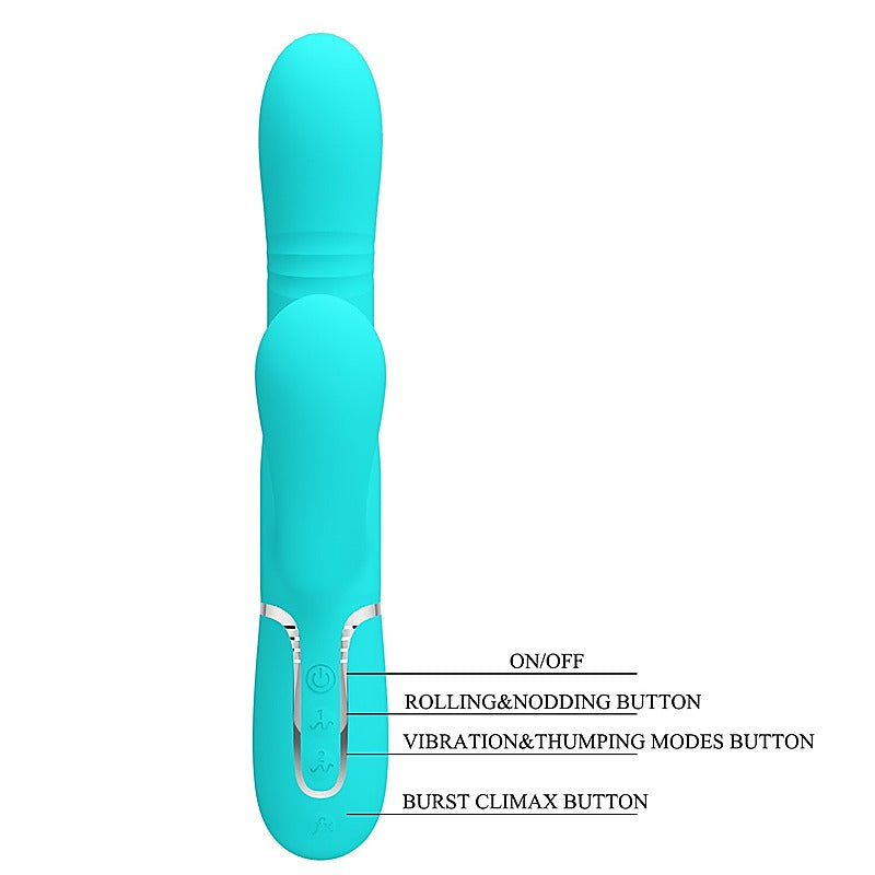 Pretty Love Mariana 4 in1 Multi Function Rabbit Vibrator - Rabbit Vibrators