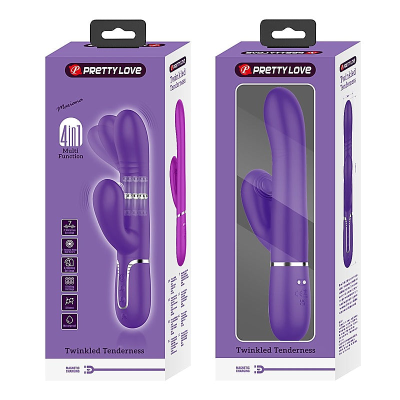 Pretty Love Mariana 4 in1 Multi Function Rabbit Vibrator - Rabbit Vibrators