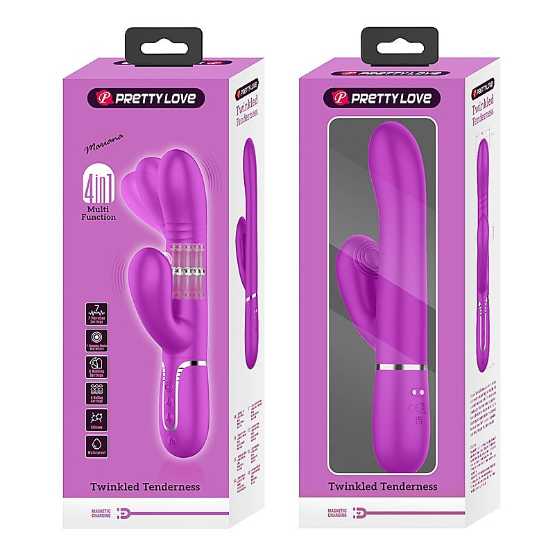 Pretty Love Mariana 4 in1 Multi Function Rabbit Vibrator - Rabbit Vibrators