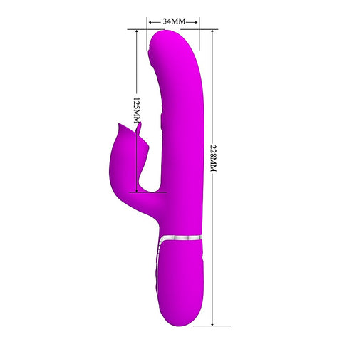 Pretty Love Gigi 3 in1 Multi Function Rabbit Massager - Rabbit Vibrators