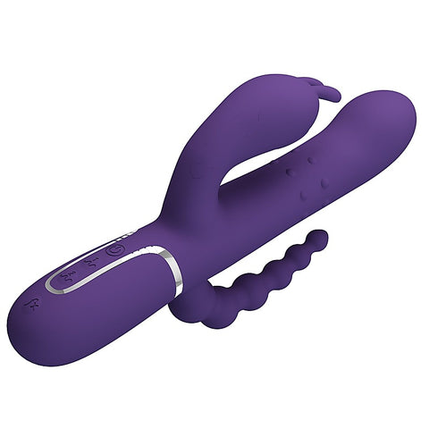 Pretty Love Cammy 4 In 1 Triple Rabbit Vibrator By Baile - Rabbit Vibrators