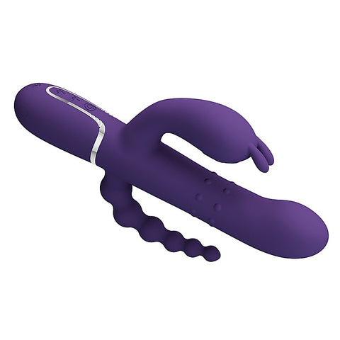 Pretty Love Cammy 4 In 1 Triple Rabbit Vibrator By Baile - Rabbit Vibrators