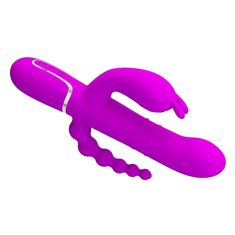Pretty Love Cammy 4 In 1 Triple Rabbit Vibrator By Baile - Rabbit Vibrators