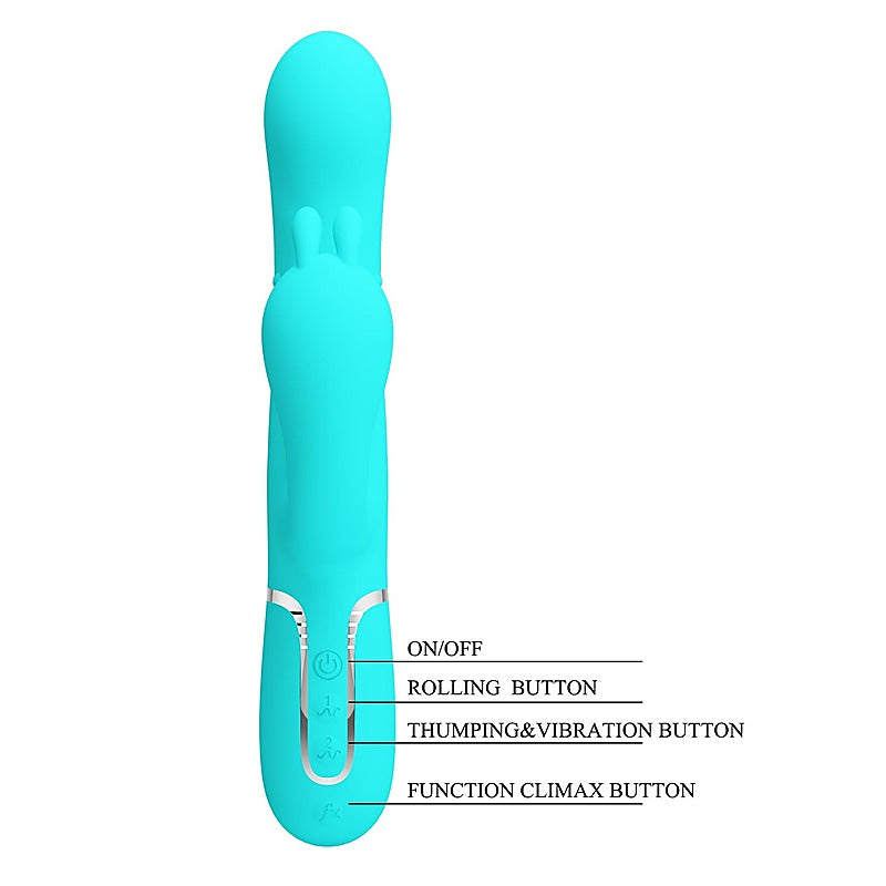 Pretty Love Cammy 4 In 1 Triple Rabbit Vibrator By Baile - Rabbit Vibrators