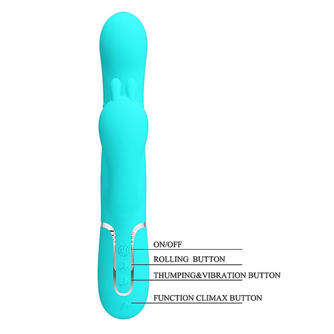 Pretty Love Cammy 4 In 1 Triple Rabbit Vibrator By Baile - Rabbit Vibrators