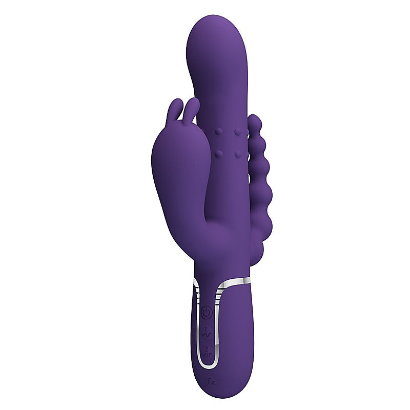 Pretty Love Cammy 4 In 1 Triple Rabbit Vibrator By Baile - Rabbit Vibrators