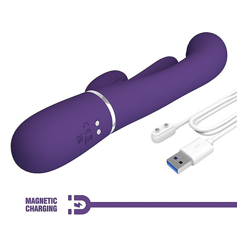 Pretty Love Shania 4 in1 - 7 Functions Rabbit Vibrator - Rabbit Vibrators