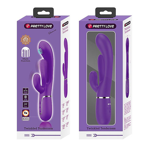 Pretty Love Shania 4 in1 - 7 Functions Rabbit Vibrator - Rabbit Vibrators