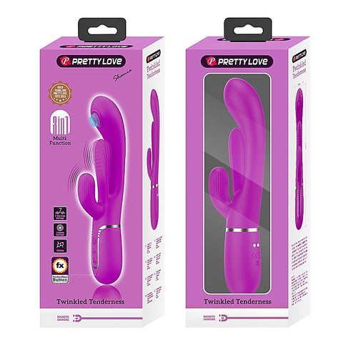 Pretty Love Shania 4 in1 - 7 Functions Rabbit Vibrator - Rabbit Vibrators