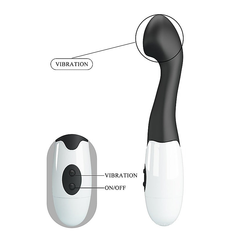 Pretty Love Charles 30 Functions G Spot Vibrator Black - G-Spot Vibrators