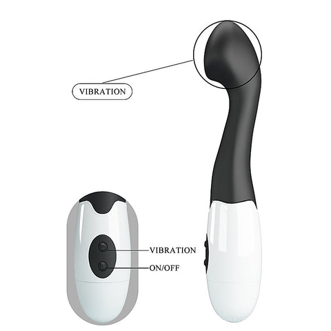 Pretty Love Charles 30 Functions G Spot Vibrator Black - G-Spot Vibrators
