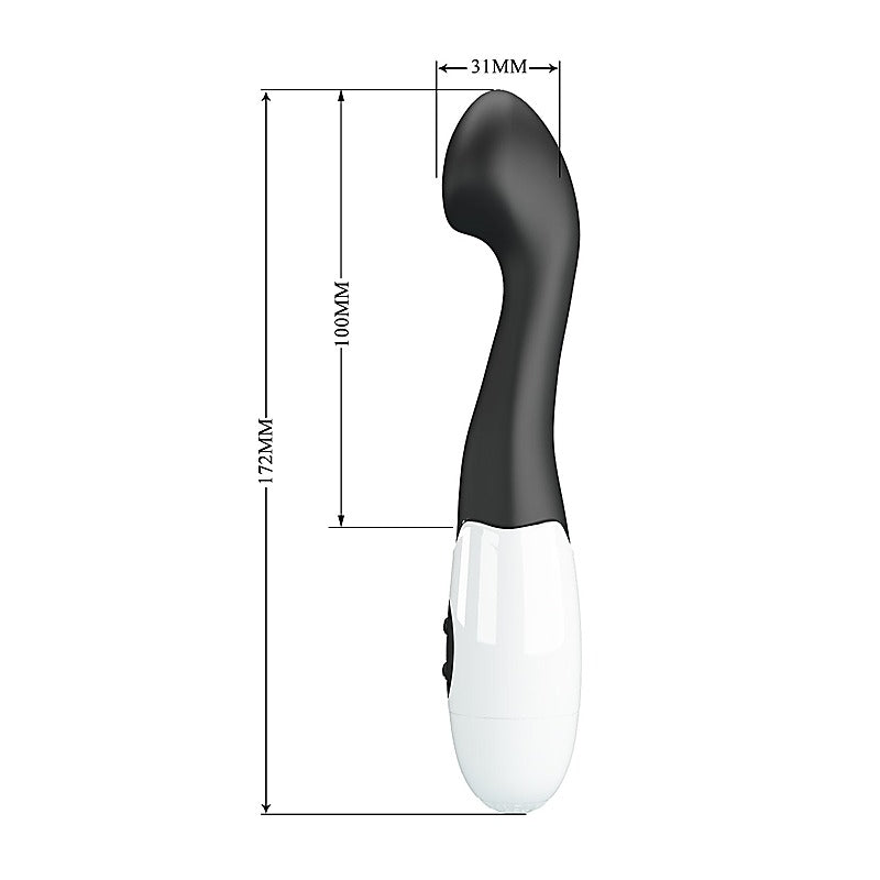 Pretty Love Charles 30 Functions G Spot Vibrator Black - G-Spot Vibrators