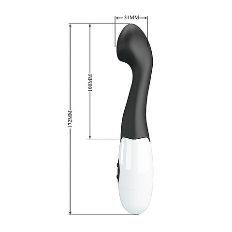 Pretty Love Charles 30 Functions G Spot Vibrator Black - G-Spot Vibrators