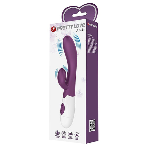 Pretty Love Alvis 30 Functions Rabbit Vibrator Purple - Rabbit Vibrators