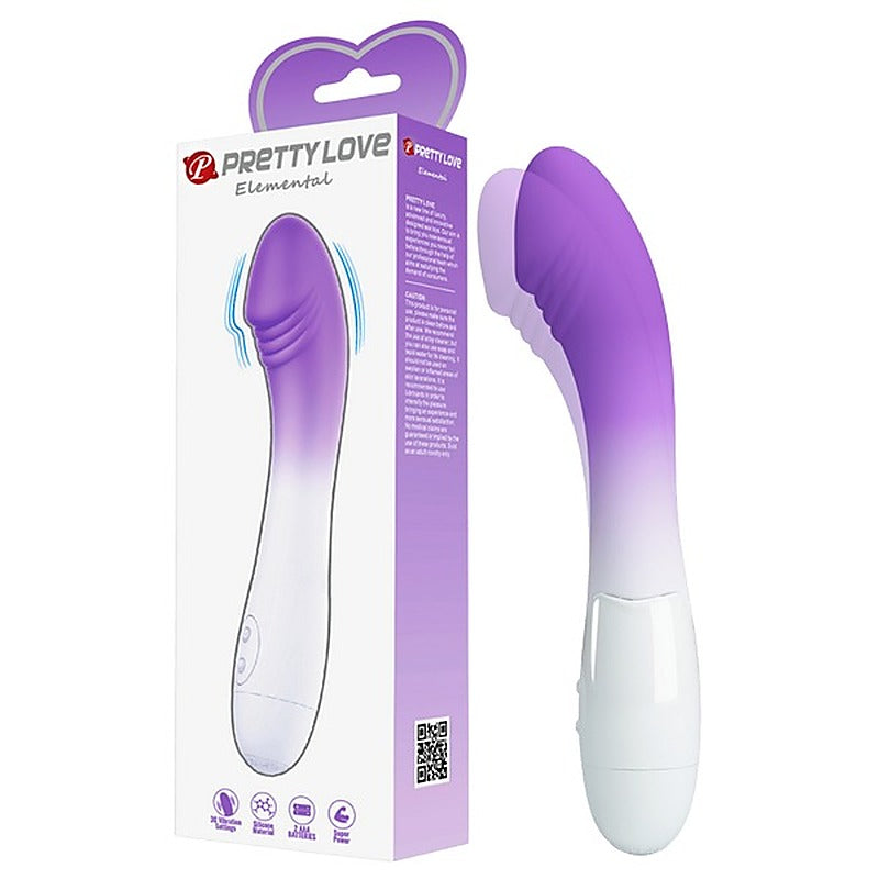 Pretty Love Elemental 30 Functions Silicone G Spot Vibrator - G-Spot Vibrators