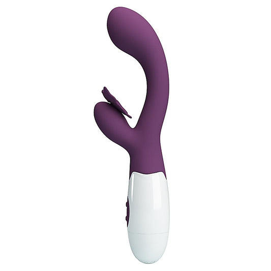 Pretty Love Butterfly Kiss Rabbit Vibrator Purple - Rabbit Vibrators