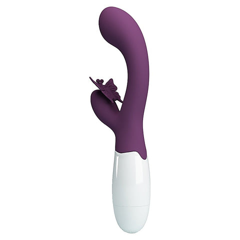 Pretty Love Butterfly Kiss Rabbit Vibrator Purple - Rabbit Vibrators