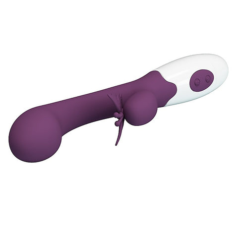 Pretty Love Butterfly Kiss Rabbit Vibrator Purple - Rabbit Vibrators