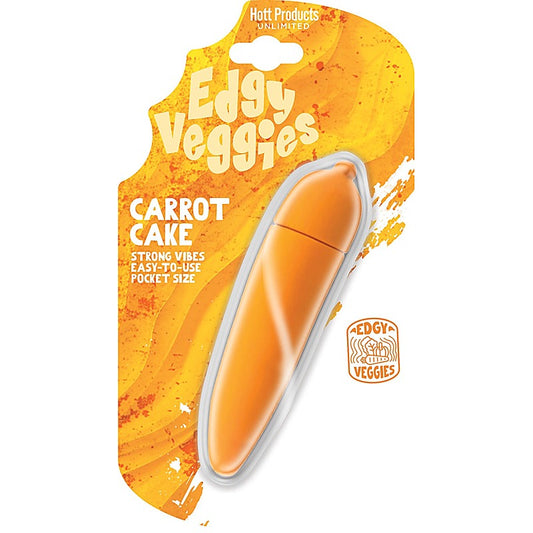 Hott Products Edgy Veggies Carrot Shaped Bullet Vibrator - Bullet Vibrators