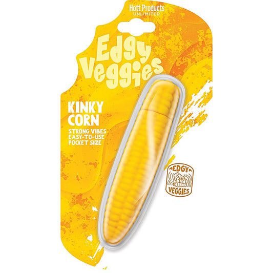 Hott Products Edgy Veggies Corn Cob Shaped Bullet Vibrator - Bullet Vibrators
