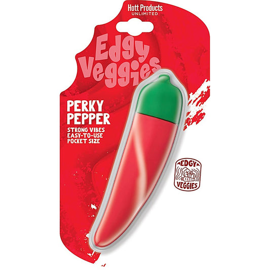Hott Products Edgy Veggies Pepper Shaped Bullet Massager - Bullet Vibrators