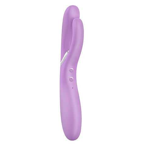 OVO E6 Rechargeable Flexible Rabbit Vibrator Rose - Rabbit Vibrators