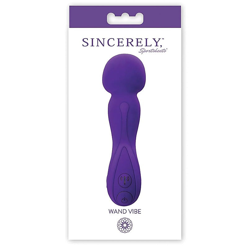 Sincerely Vibrating Body Wand Massager By Sportsheets - Body Wands