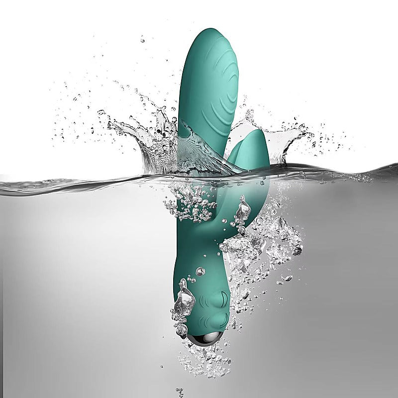 Rocks Off Every Girl Flexible Rabbit Vibrator Teal - Rabbit Vibrators