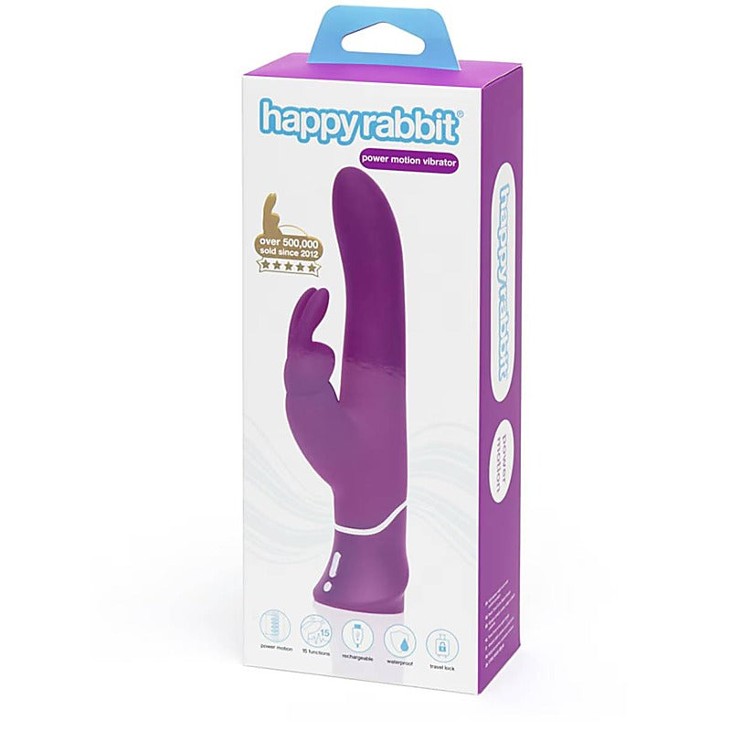 Happy Rabbit Curve Power Motion Rabbit Vibrator Purple - Rabbit Vibrators