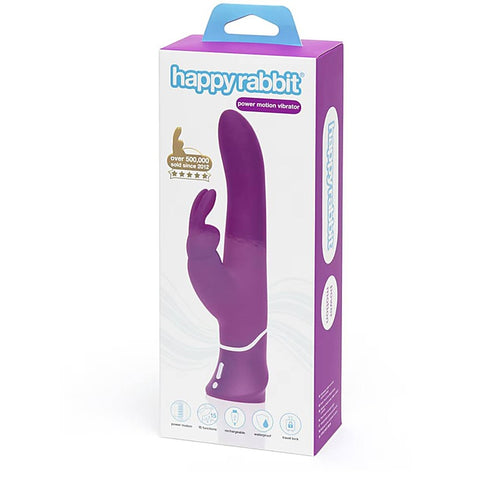 Happy Rabbit Curve Power Motion Rabbit Vibrator Purple - Rabbit Vibrators