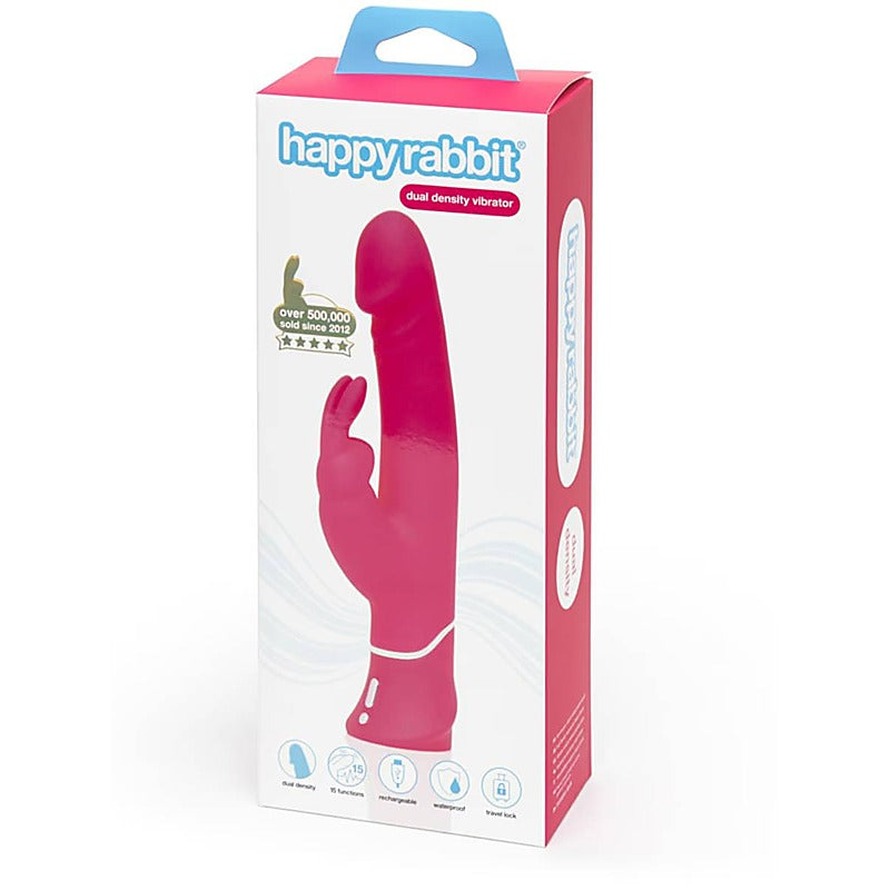 Happy Rabbit Realistic Dual Density Rabbit Vibrator - Rabbit Vibrators