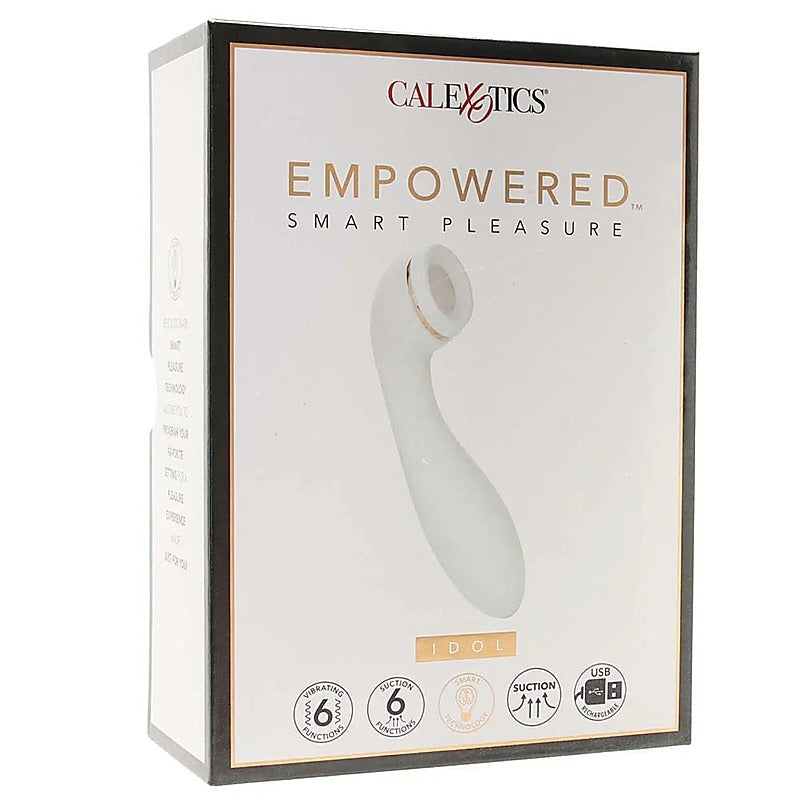 CalExotics Empowered Smart Pleasure Idol Suction Massager - Clit Ticklers and Pulsators
