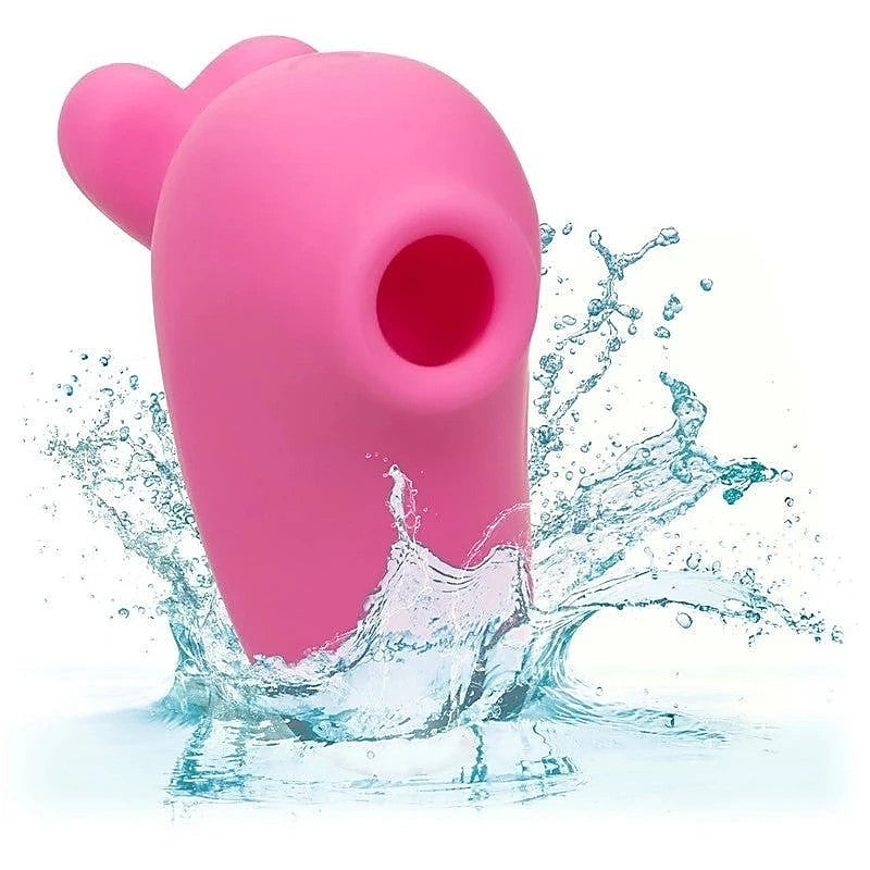 CalExotics First Time Rechargeable Suck & Play Stimulator - Clit Ticklers and Pulsators
