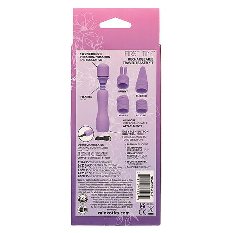 CalExotics First Time Rechargeable Travel Teaser Kit - Sex Kits