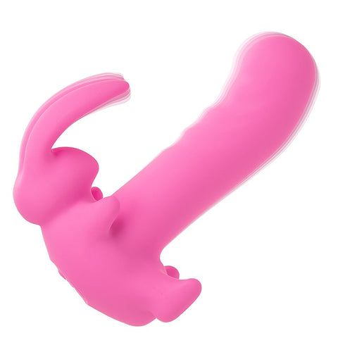CalExotics First Time Rechargeable Vibrating Bunny Dreams - Clit Ticklers and Pulsators