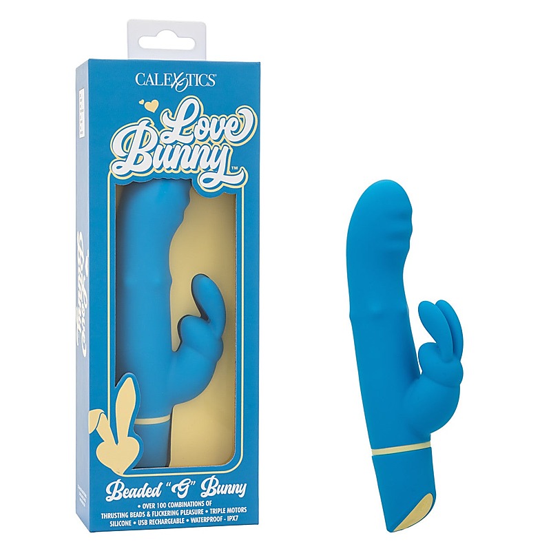 CalExotics Love Bunny Beaded G Bunny Rabbit Vibrator - Rabbit Vibrators