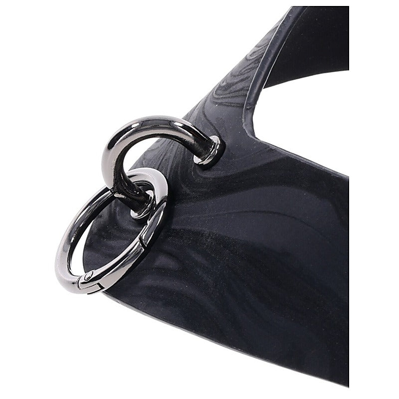 Velvet Noir Collar And Removable Clamps By Sportsheets - Collars and Leads