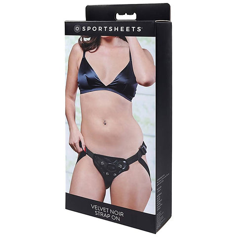 Velvet Noir Strap On by Sportsheets - Strap On Sextoys