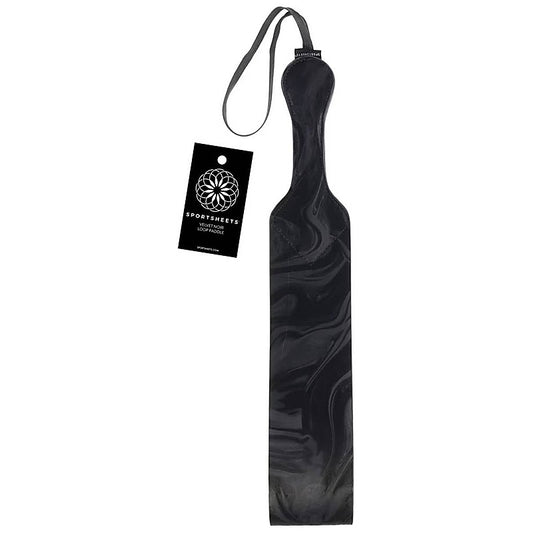 Velvet Noir Loop Bondage Paddle By Sportsheets - Paddles And Slappers
