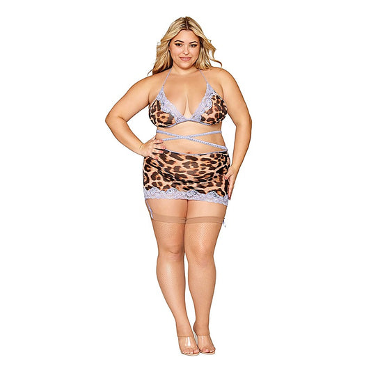 Dream Girl Womens Bralette, Garter Skirt & G-String - Bras and Bra Sets